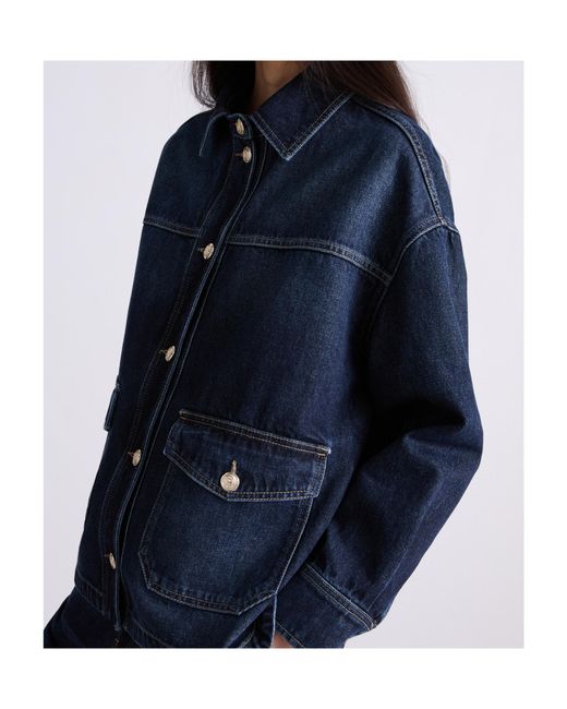 Marella Blue Denim Shacket
