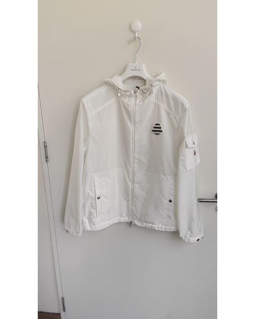 Moncler White Long Sleeve Jacket for men