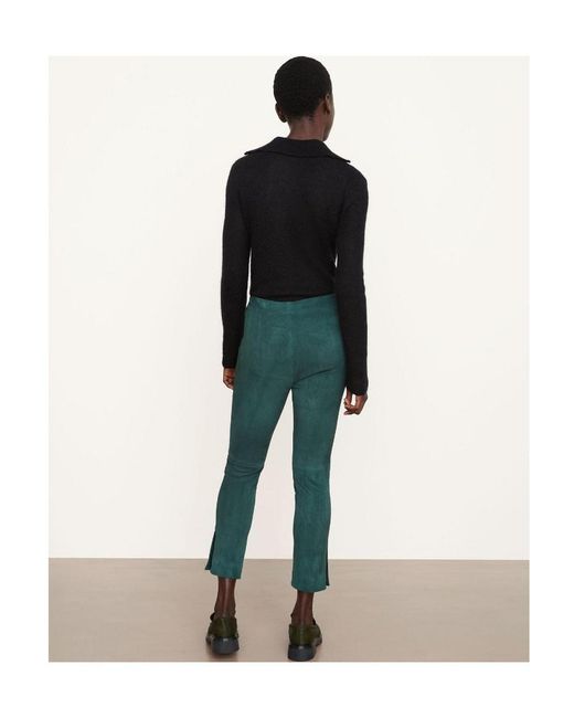 Vince Green Split And Hem Nine-Cent Trousers