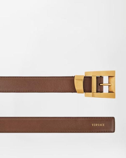 Versace Multicolor Rectangular-Buckle Belt