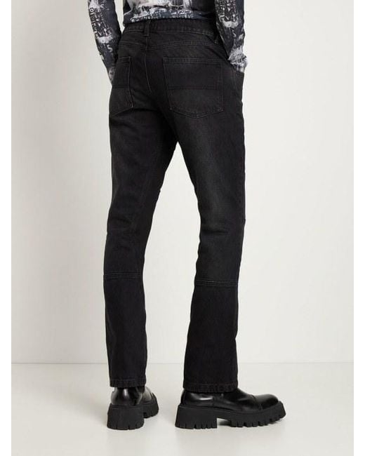 Jaded London Black Straight Jeans for men