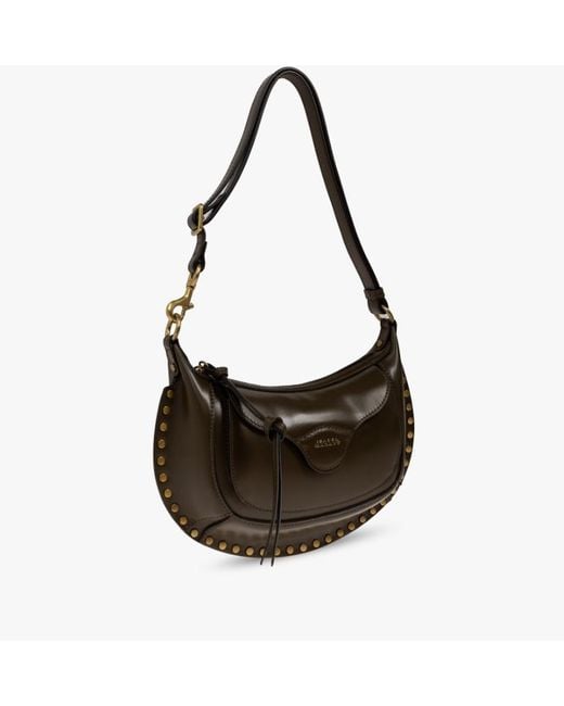 Isabel Marant Black Letter Detail Shoulder Bag