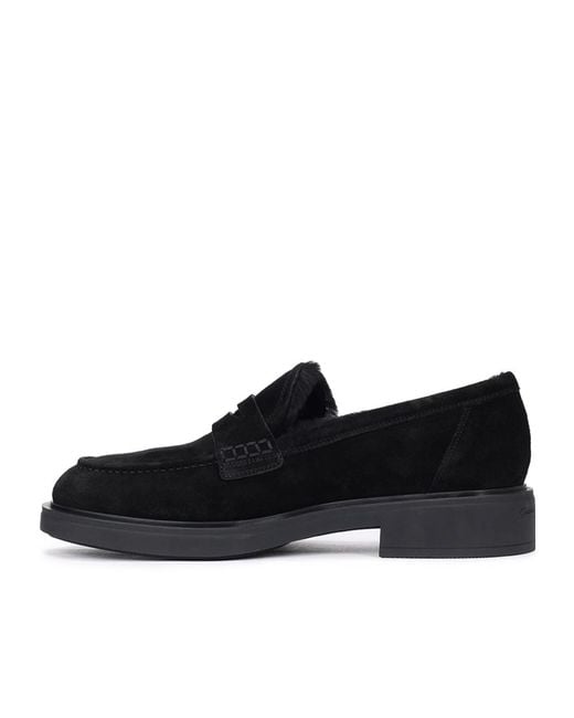 Gianvito Rossi Black Harris Loafer Shoes