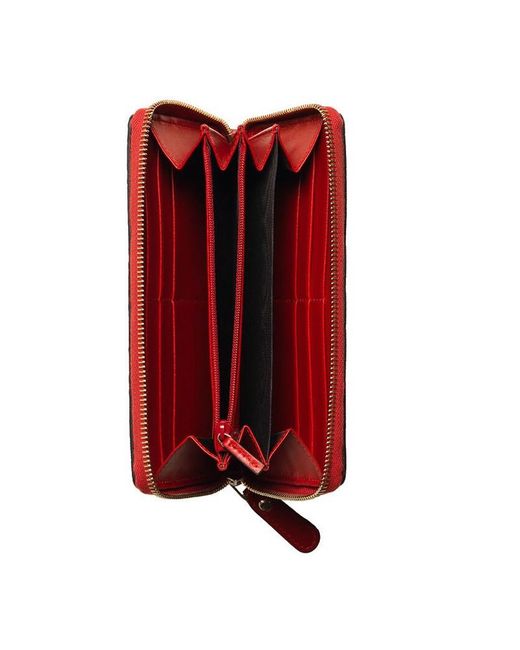 Gucci Red Zipper Wallet