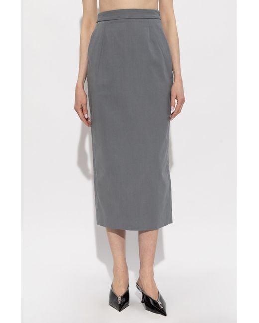 Willy Chavarria Gray Pocket Skirt