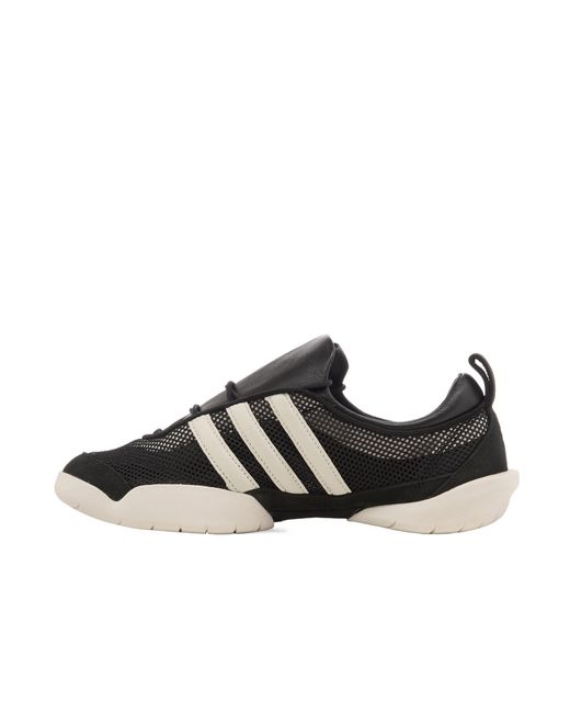 Y-3 Black Regu Lace-Up Sneakers for men