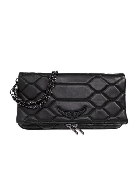 Zadig & Voltaire Black Logo Shoulder Bag