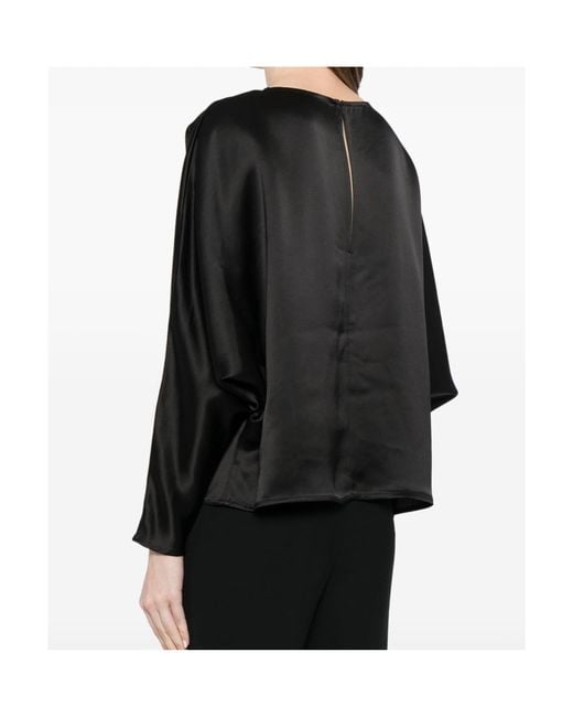 By Malene Birger Black Long-Sleeved Blouse