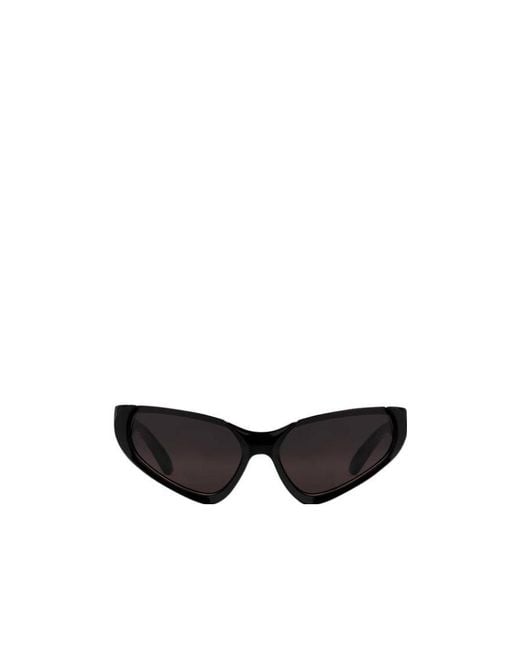 Balenciaga Black Eyewear Xpander Rectangle Frame Sunglasses for men