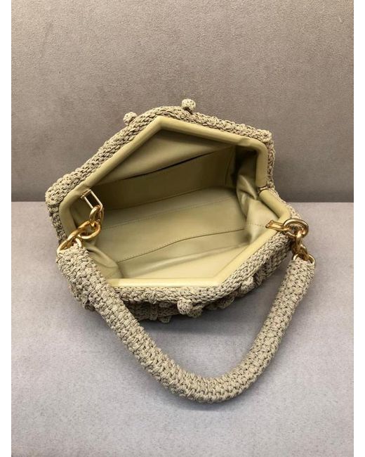 Bottega Veneta Metallic Light Handbag