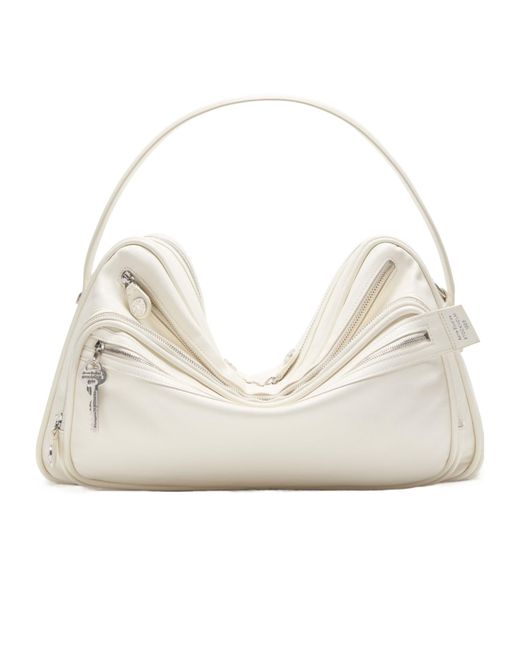 Acne Natural Camero Leather Shoulder Bag
