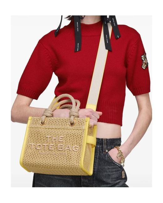Marc Jacobs Metallic The Woven Rope Small Tote Bag