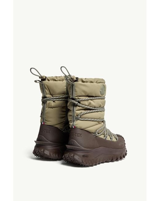 Moncler Green Trailgrip Gtx Lace-Up Boots for men