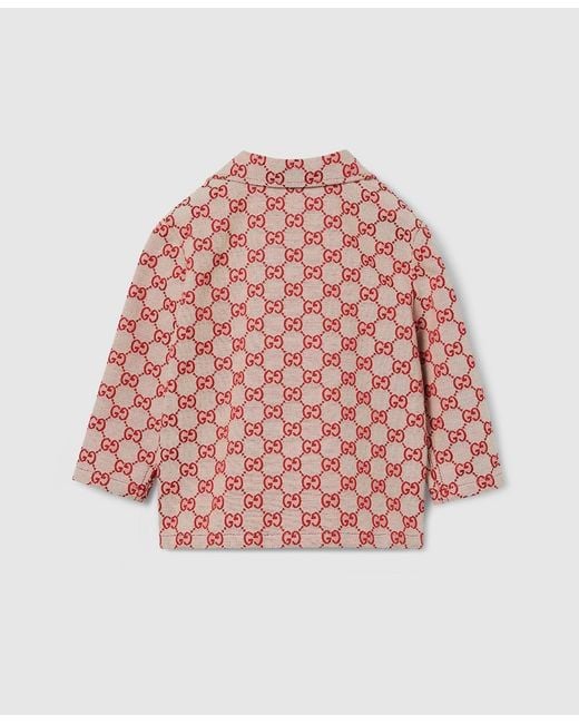 Gucci Pink Monogram Blazer