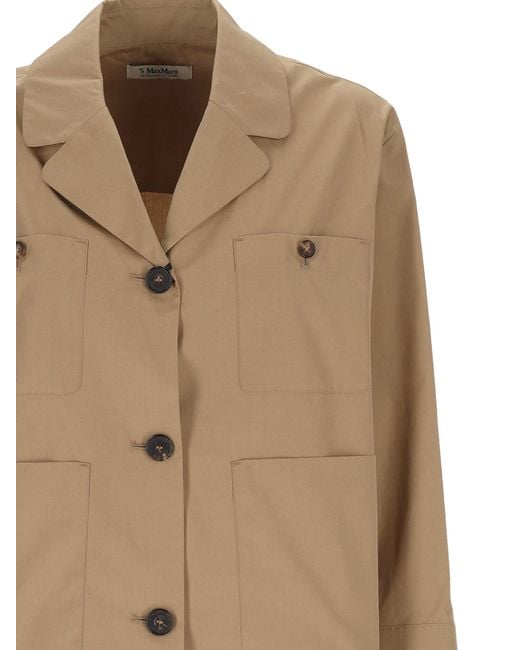 Max Mara Natural 'S Smmrenata Button-Up Jacket
