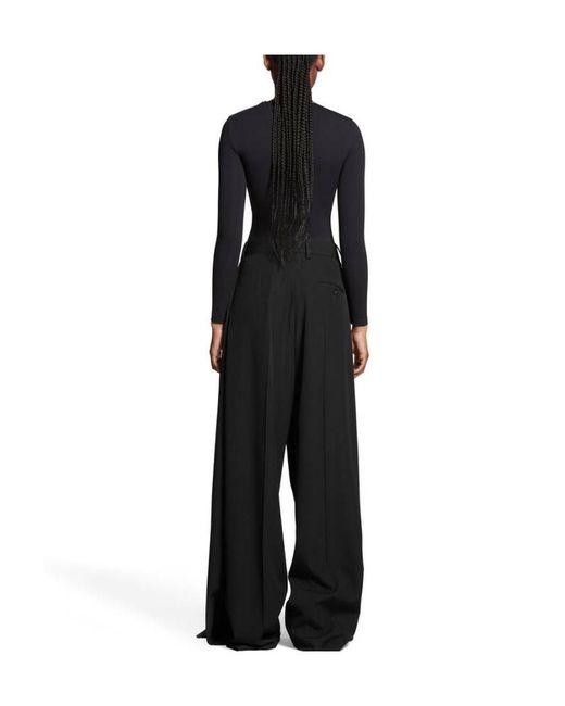 Balenciaga Black Double Front Trousers