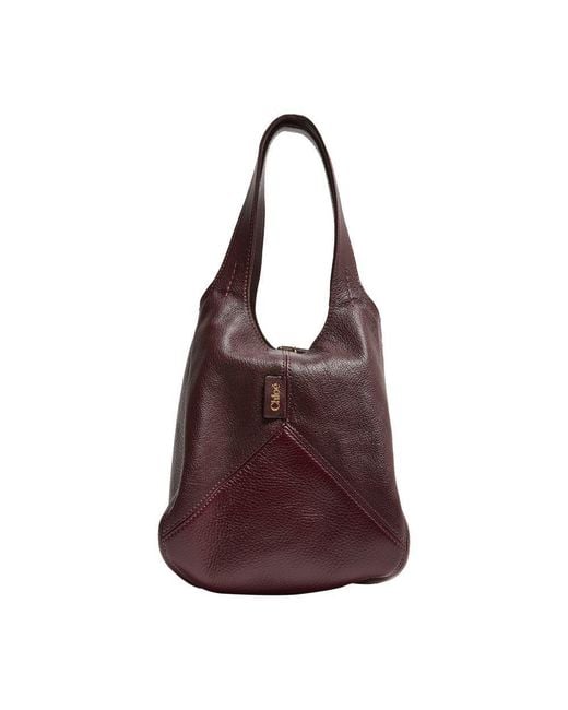 Chloé Purple Chloã Balloon Shoulder Bag