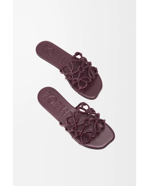 Loewe Purple Petal Anagram Slides