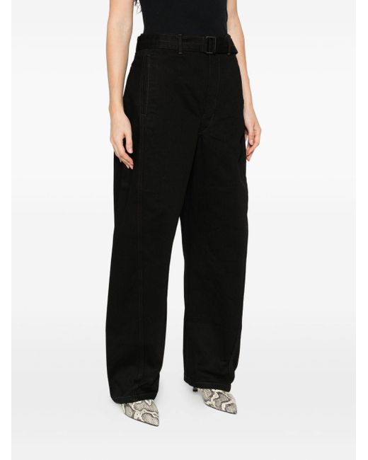 Lemaire Black Belted Jeans