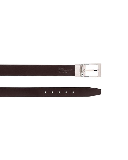 Bally Black Logo Wallet Belt Set for men