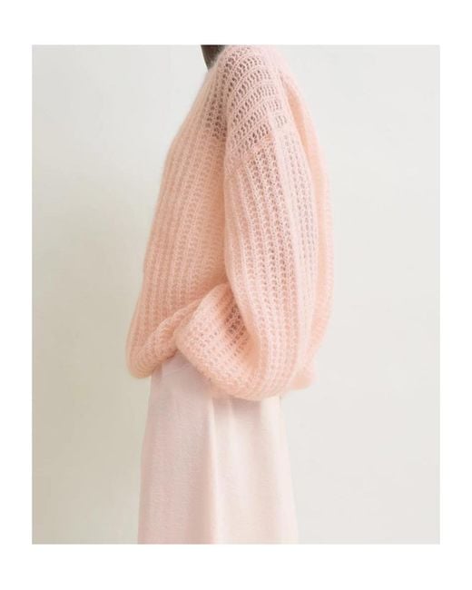 Totême Pink Totême Puffed Knit Sweater