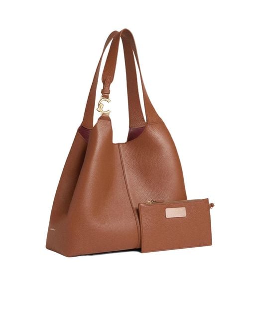 Coccinelle Brown C-Easy Large Shoulder Bag