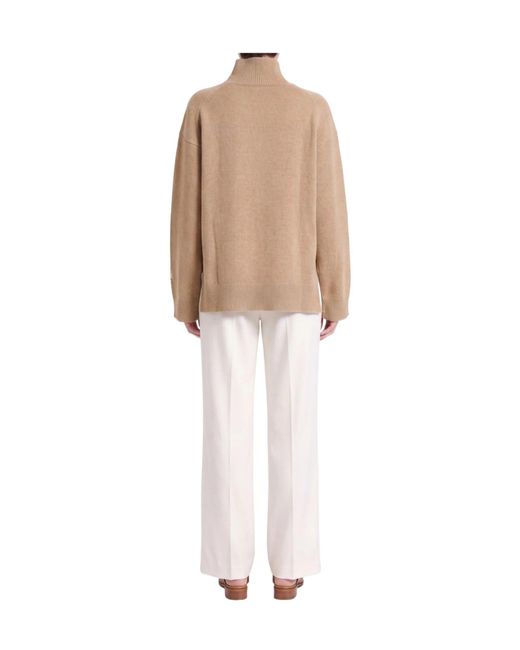 Tory Burch Natural Polo Necks