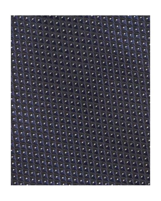 Zegna Blue Micro Pattern Tie for men