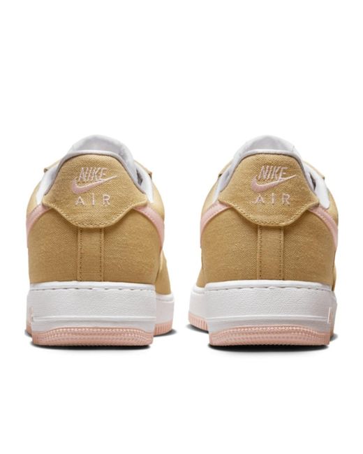 Nike Natural Air Force 1 Lace-Up Sneakers for men