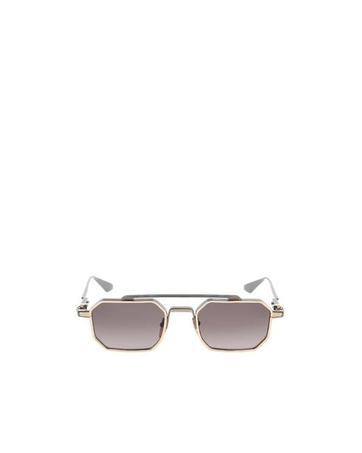 Chrome Hearts White Full Frame Sunglasses for men