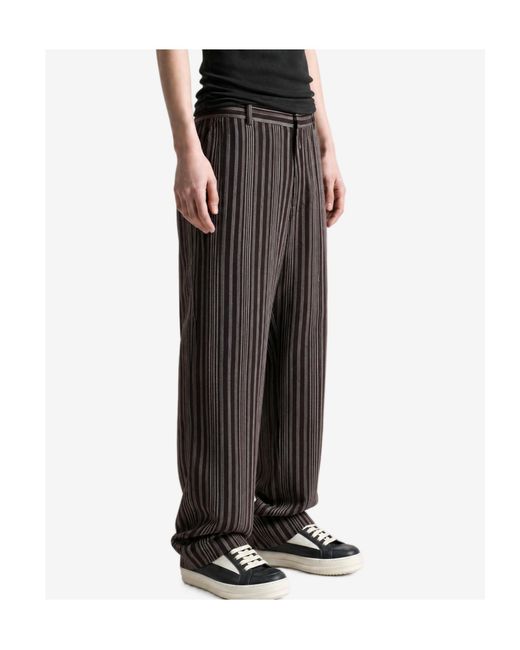 The Elder Statesman Gray Casual Trousers With Belt Loops for men