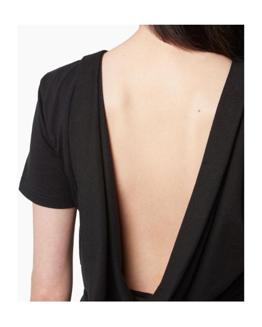Nina Ricci Black Draped T-Shirt