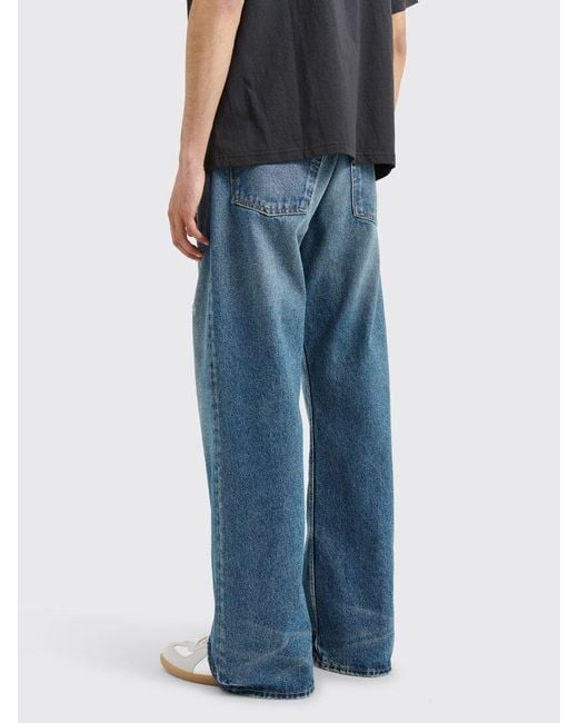 Acne Blue Belt-Loop Jeans for men