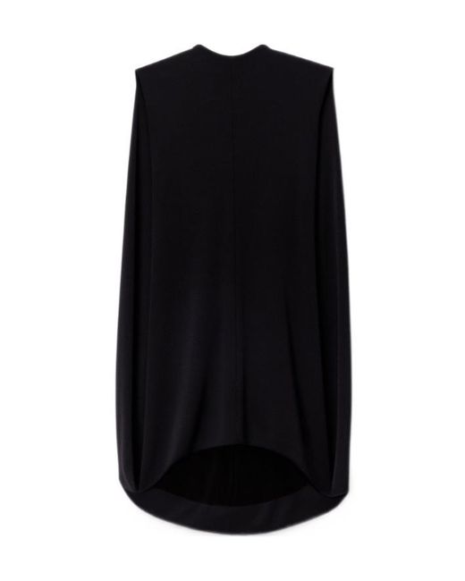 Alexander Wang Black Drape Back Mini Dress