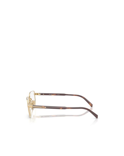 Prada Natural Eyewear Rectangular Frame Glasses for men