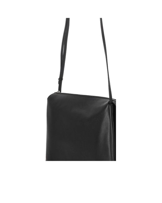 The Row White Zippered Shoulder Bag