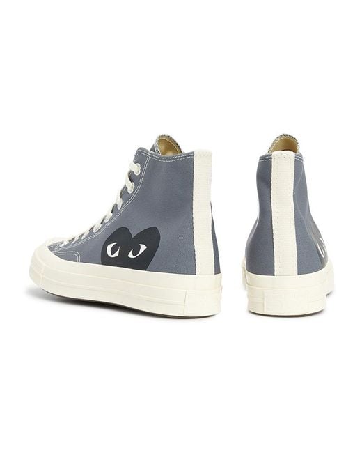 Comme des Garçons Blue Round Toe Sneakers for men