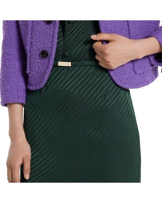Gucci Green Interlocking G Jacquard Skirt