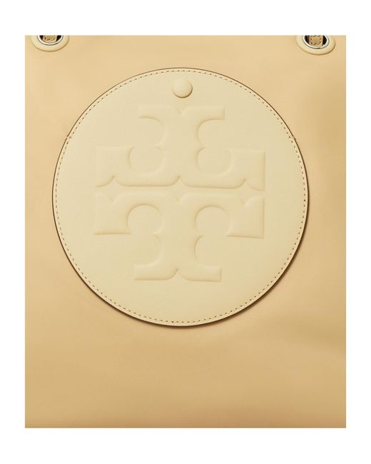 Tory Burch Natural Ella Chain Zip Tote Bag
