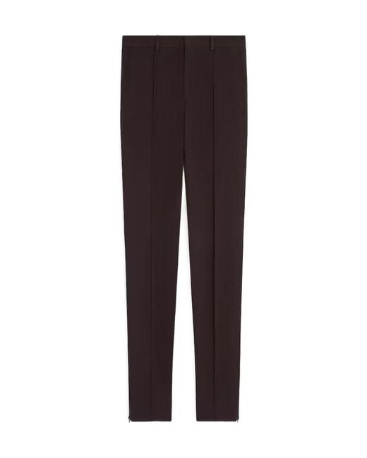 Céline Brown Slim Trousers