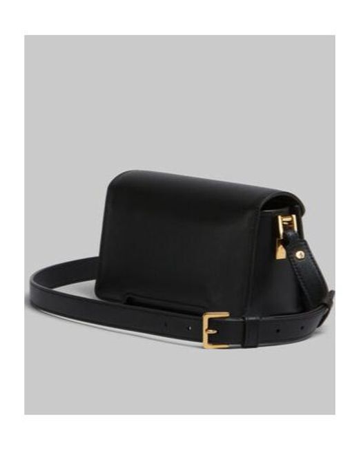 Marni Blue Trunkaroo Foldover-Top Mini Shoulder Bag