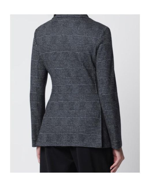 Harris Wharf London Blue Long-Sleeve Blazer