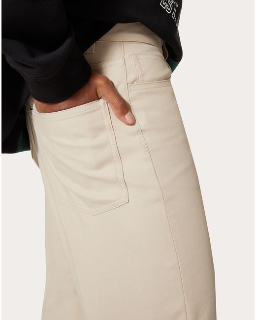 Valentino Natural Straight Leg Tailored Pants for men