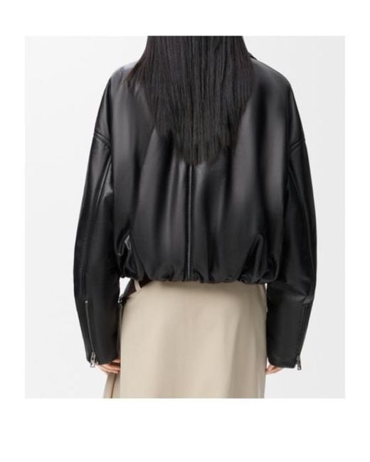 Loewe Black Lambskin Biker Jacket