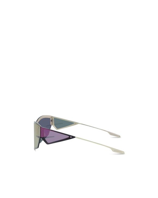 Givenchy White Geometric Sunglasses