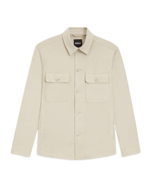 Boss Natural Sahariana Carper Jacket for men