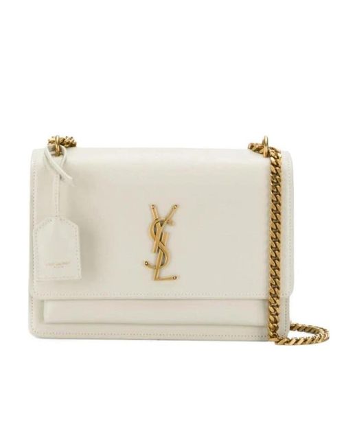 Saint Laurent Natural Sunset Medium Shoulder Bag