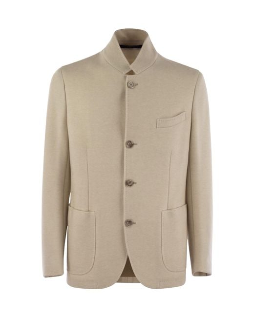 Fedeli Natural Damon Cashmere Blazer Jacket for men