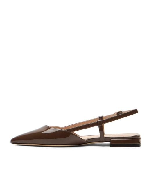 Stuart Weitzman Brown Vinnie Slingback