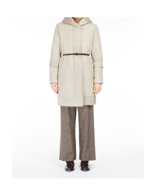 Max Mara Gray The Cube Novef Quilted Down Coat